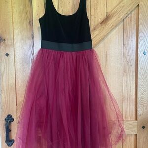 Rue21 Black and Burgundy Dress